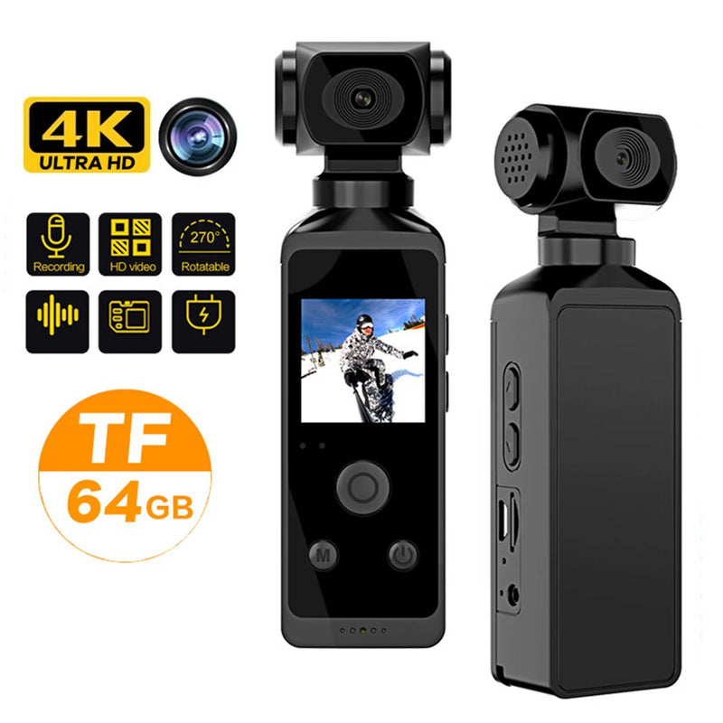 Handheld Gimbal Camera 1080P/2K/ 4K Resolution