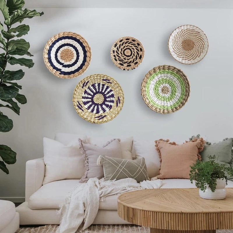 Boho Seagrass Woven Plates