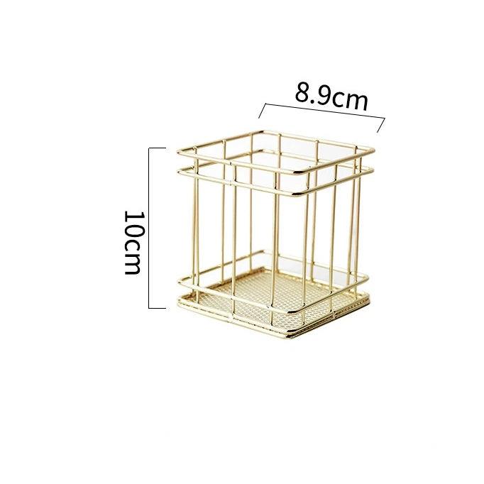 nordic gold desktop organizer