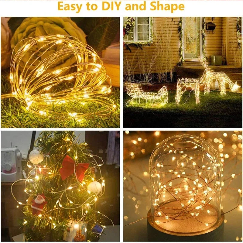 LED Curtain String Lights Fairy Decoration