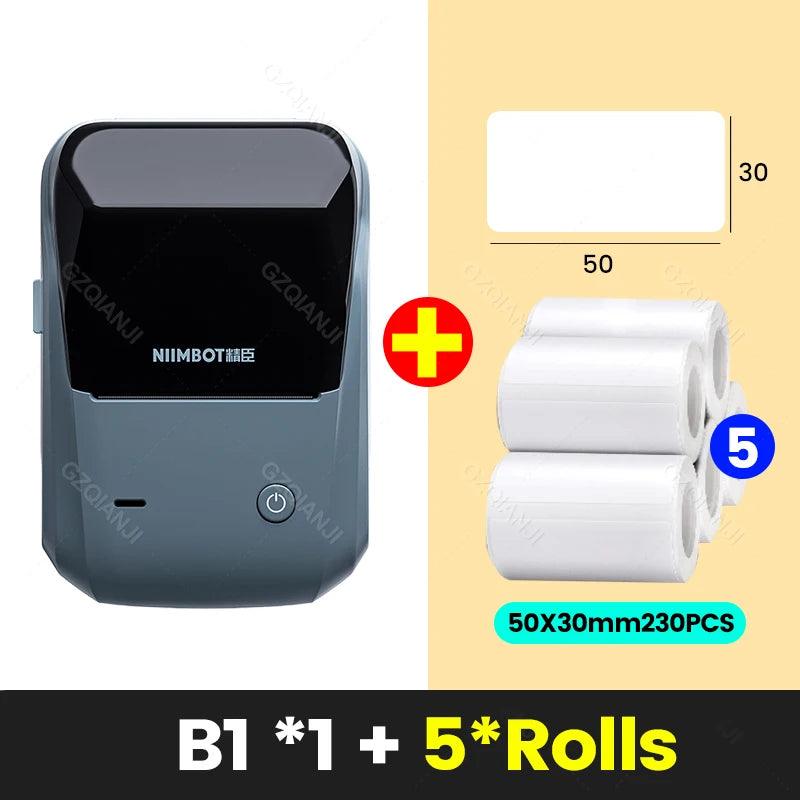 mini portable thermal label printer