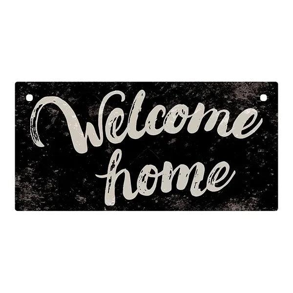 Vintage Welcome Home Wooden Sign