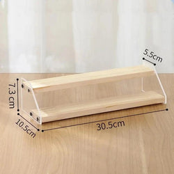 2-7 acrylic wood display stand