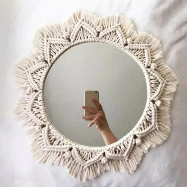 Macrame Decorative Wall Mirror