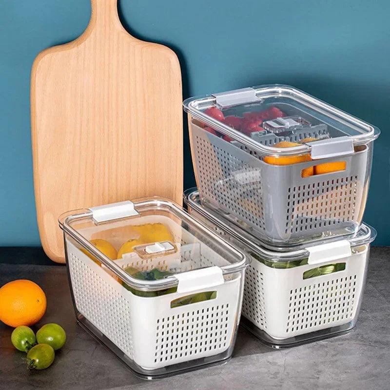 fridge drain storage box