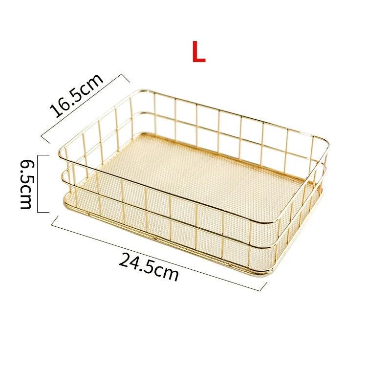 nordic gold desktop organizer