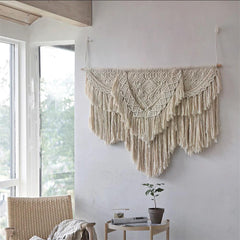 Large Macrame Tapestry - stunning and large Handcrafted Boho Wall