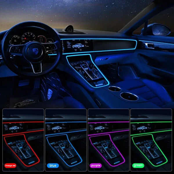 Car interior LED decorative light