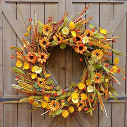 Thanksgiving Door Decorative Wreath