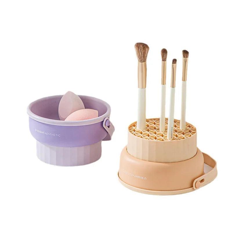 Silicone Makeup Brush Washing Bowl