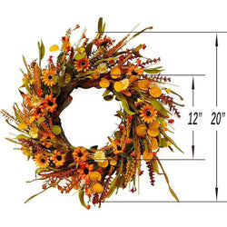 Thanksgiving Door Decorative Wreath