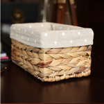 Woven Rectangular Handmade Basket with a bag