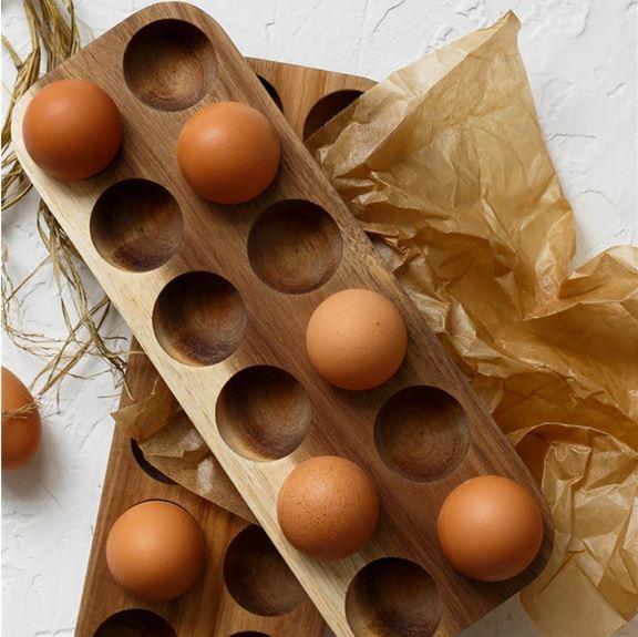 Egg Wooden Tray