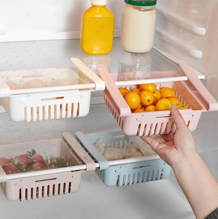 Retractable Drawer Type Refrigerator Container