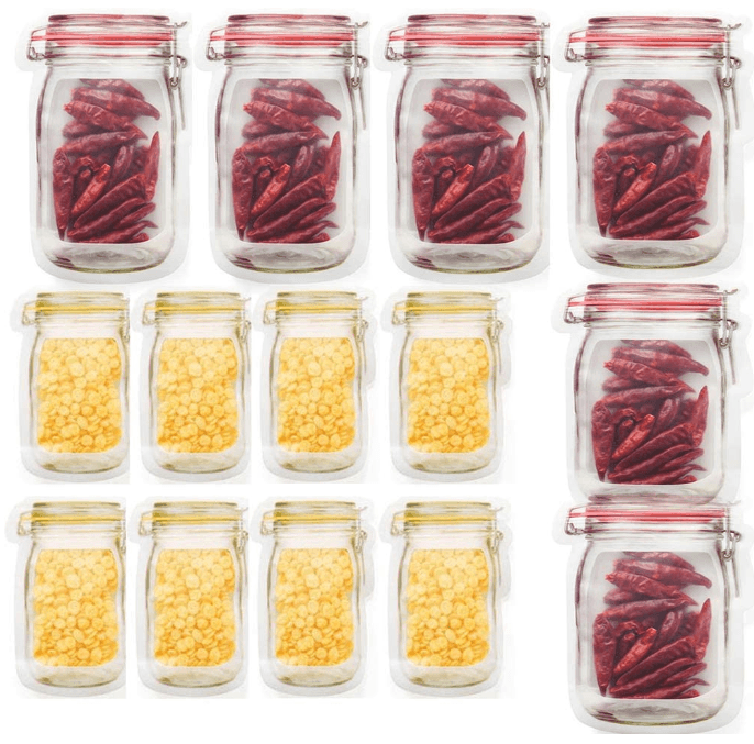 Reusable Mason Jar Bottles Bags