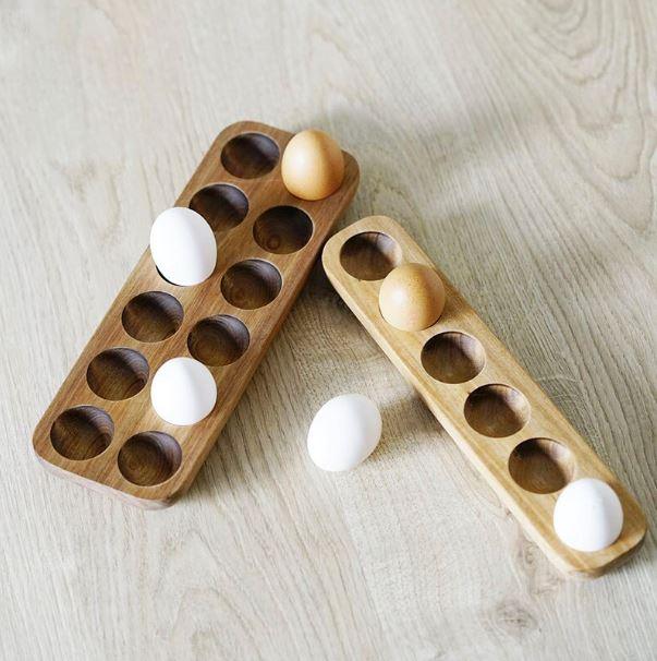 Egg Wooden Tray