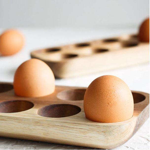 Egg Wooden Tray