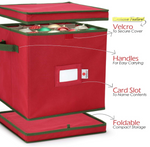 Christmas Ornament Storage Box with Lid