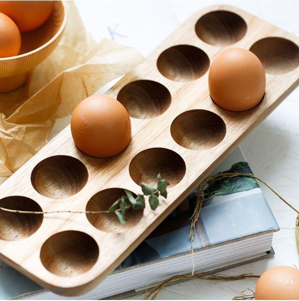 Egg Wooden Tray