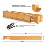 Bamboo Adjustable Drawer Divider