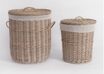Willow Woven Basket With Lid