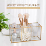 Cosmetics 3-sections Storage Container