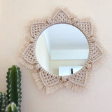 Macrame Decorative Wall Mirror