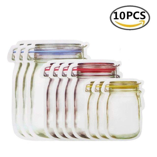 Reusable Mason Jar Bottles Bags