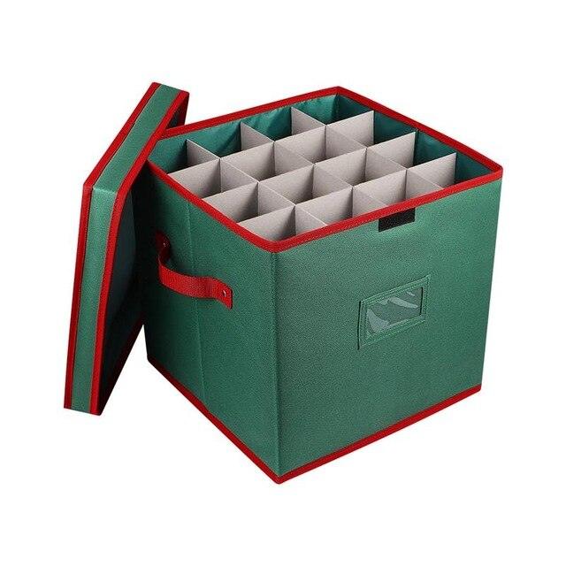 Christmas Ornament Storage Box with Lid