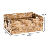 Woven Rectangular Storage Basket