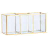 Cosmetics 3-sections Storage Container