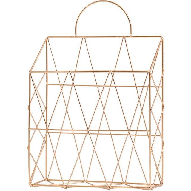 Nordic Iron Art Wall-mounted Basket