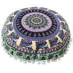 Round Indian Mandala Pillowcase