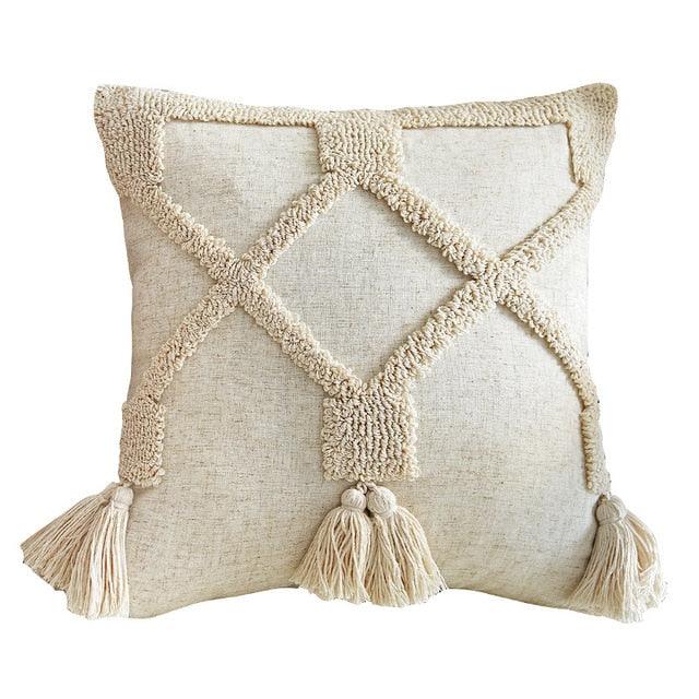 Beige Boho pillowcover