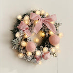 Christmas Wreath with String Light