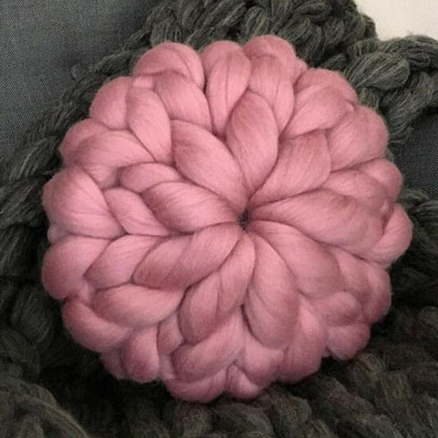 Handmade Thick Knitted Pillow