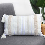 Boho Pillow Cover with Tassels