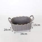 Thick Knitted Handmade Basket
