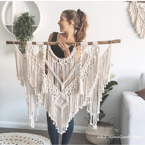 Large Macrame Wall Hanging Tapestry